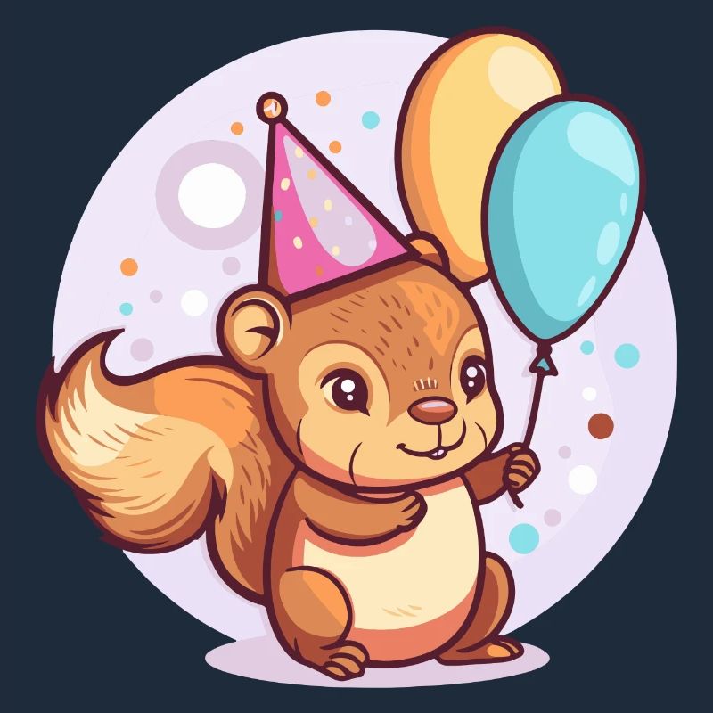 Eichhörnchen Geburtstag Comic