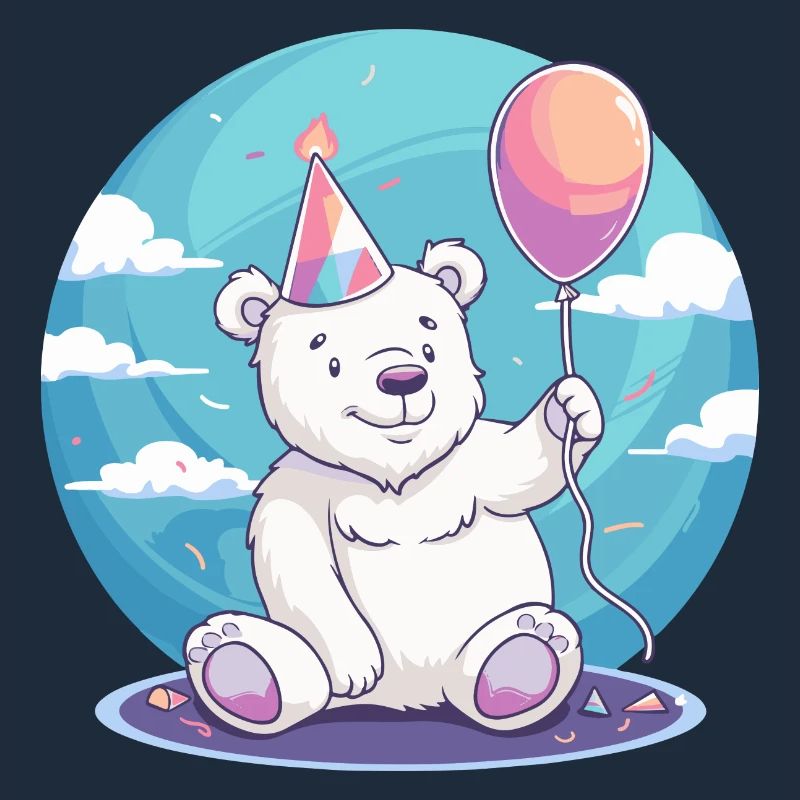 Eisbär Geburtstag Comic