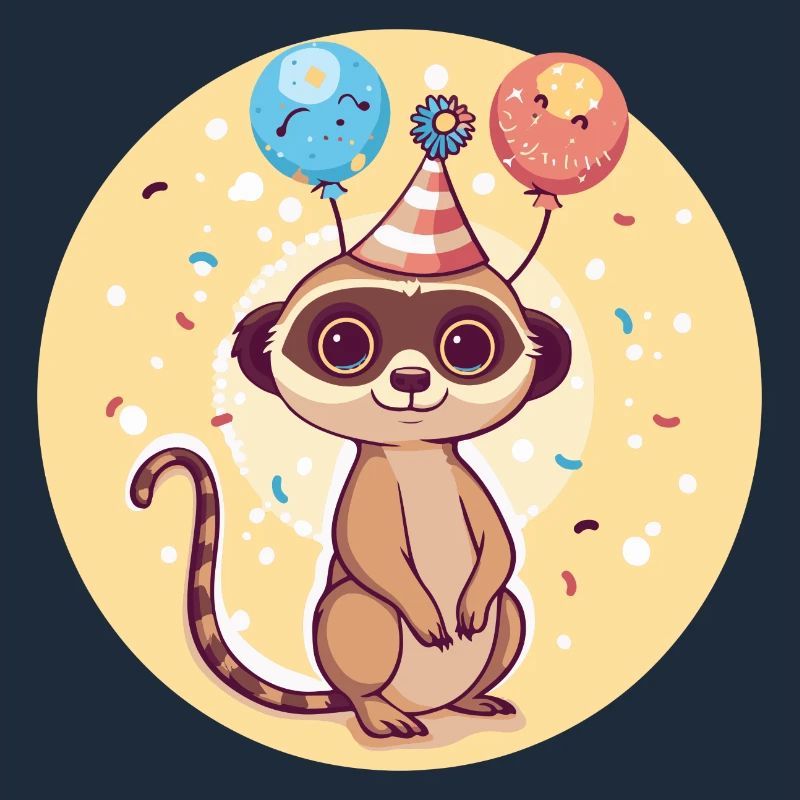 Erdmännchen Geburtstag Comic