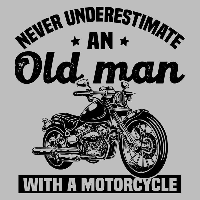 Never underestimate an old man with a motorcycle