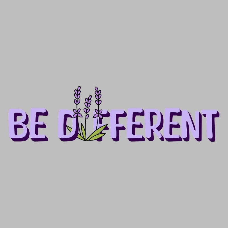 BE DIFFERENT - Affirmations d’amour de fleur de lavande