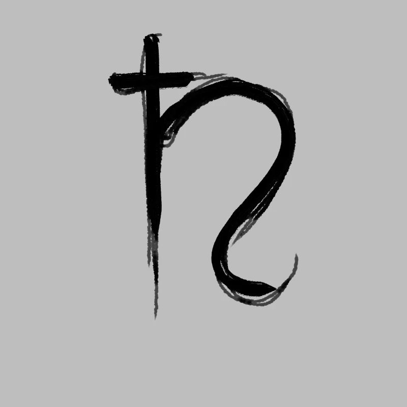 Saturn Astrologie Symbol