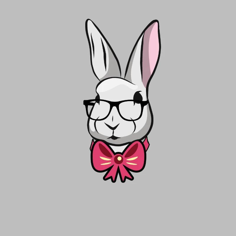 Cute Easter Rabbit Fly