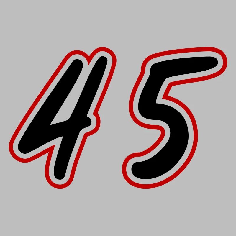 45 Number symbol