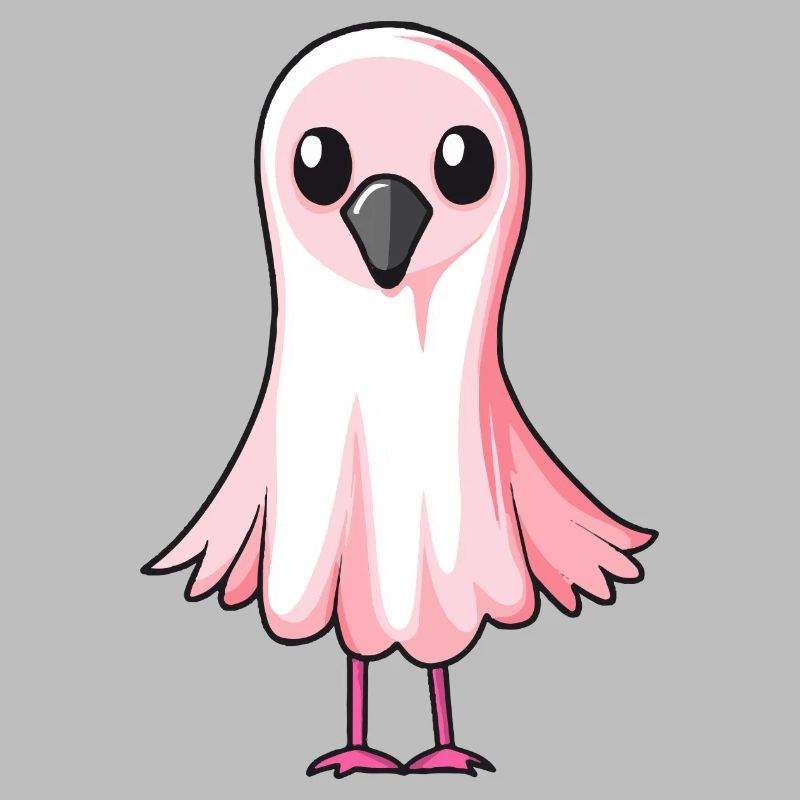 Flamingo Halloween Comic Geist