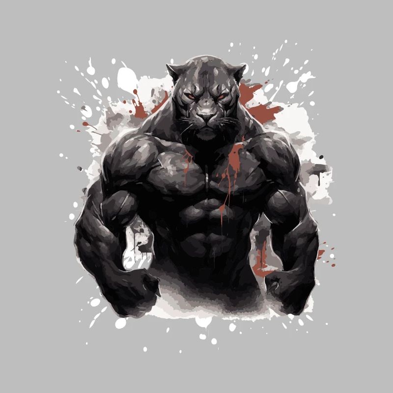 Muscle léopard Bodybuilding Beast