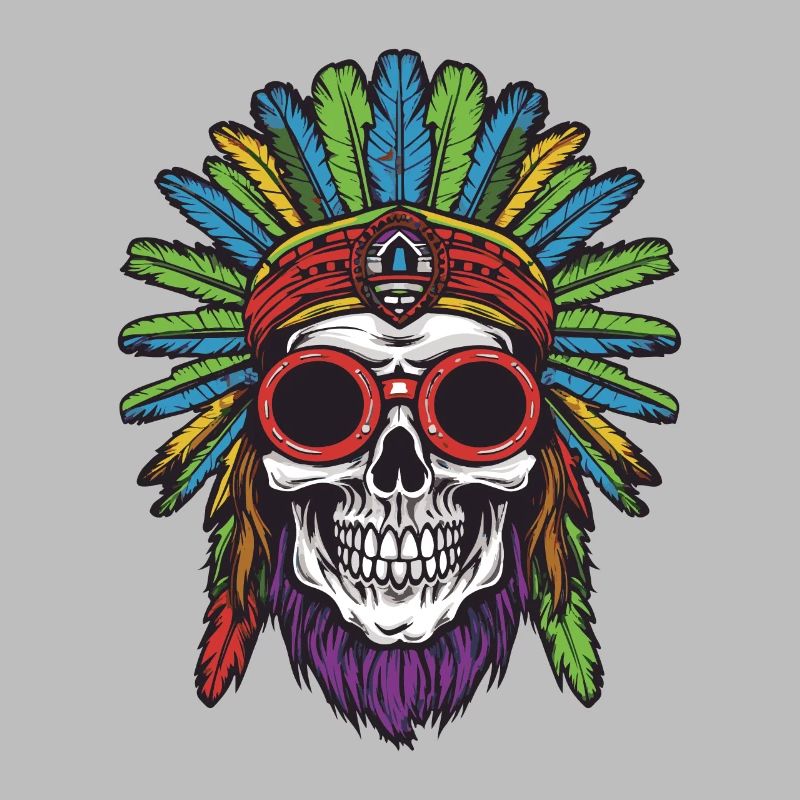 Apache Skull Indian
