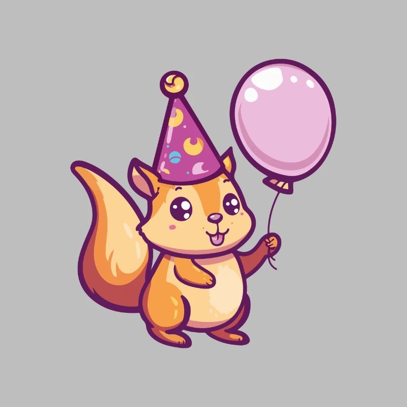 Écureuil Anniversaire Bébé