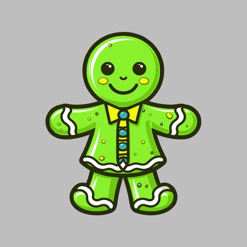 Gingerbread Man Biscuit Christmas Baking