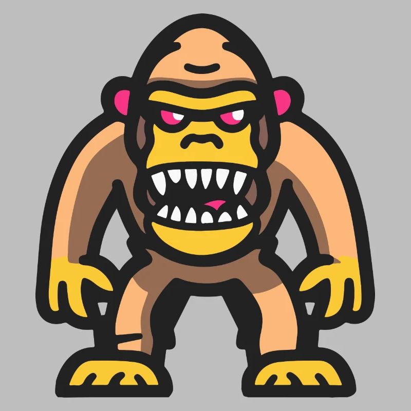 Gorilla Halloween Comic Zombie