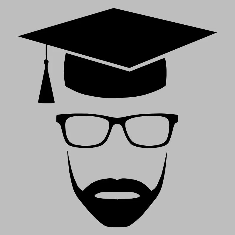 Maître Uni Nerd avec barbe