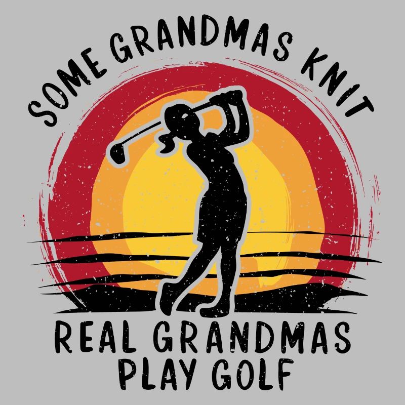 Golfende Großmutter – echte Power!