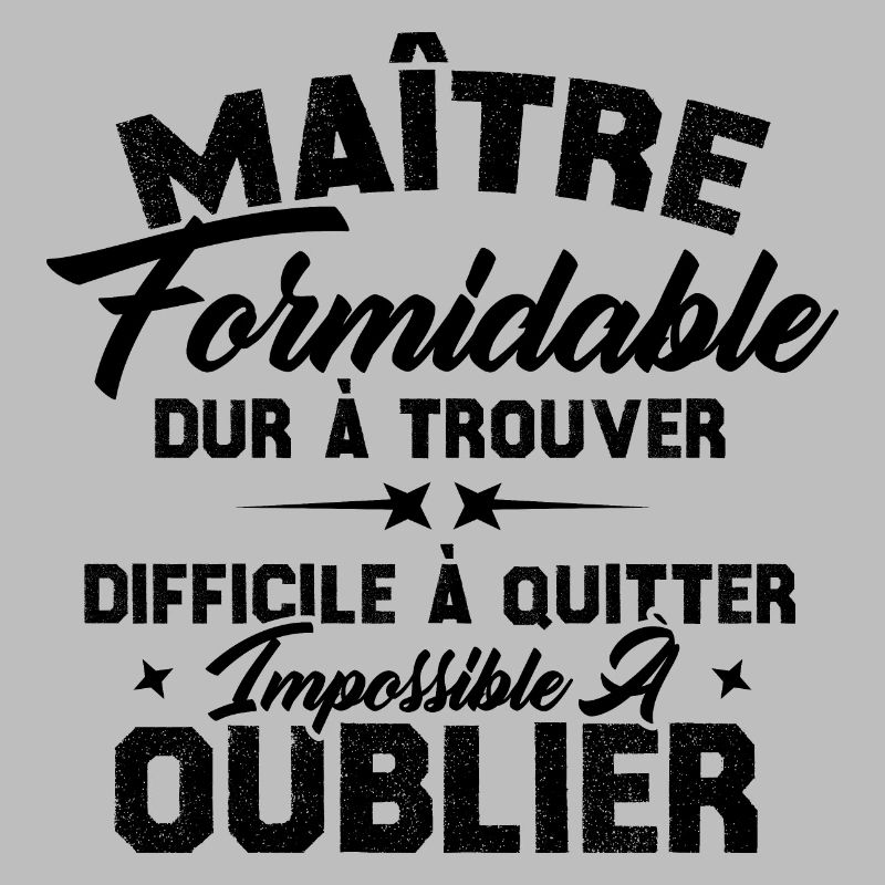Maître Formidable Idée Cadeau Maître D'école
