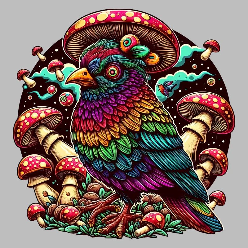 Psychedelische Eule
