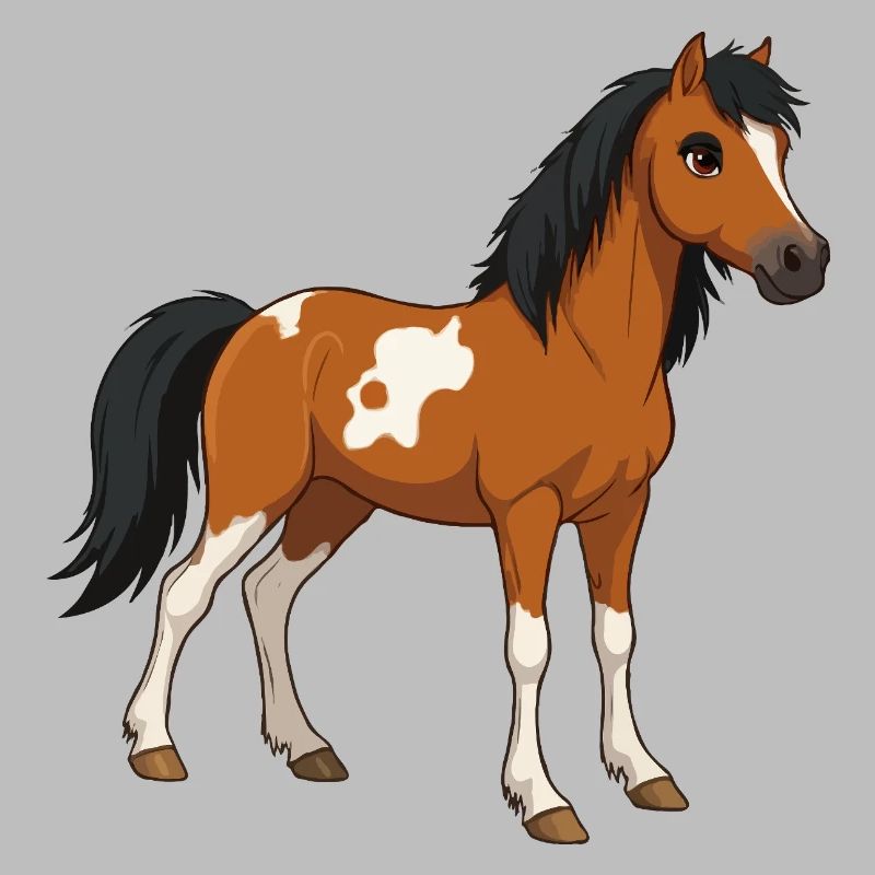 Pferd klein echt