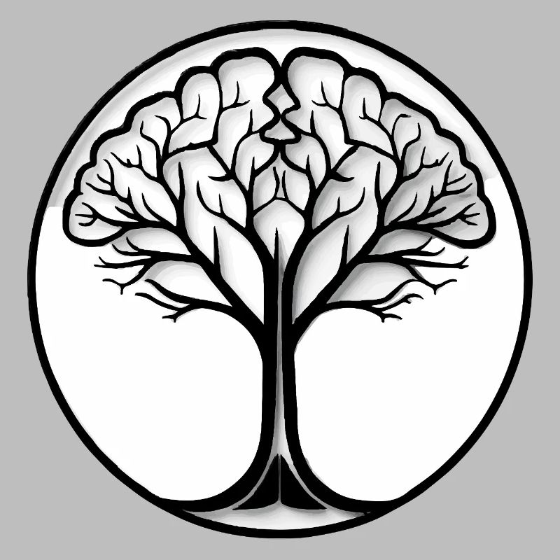 Brain Tree Logo - Mezmerizing Design