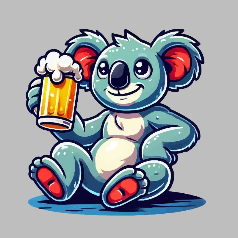 koalabär bier comic