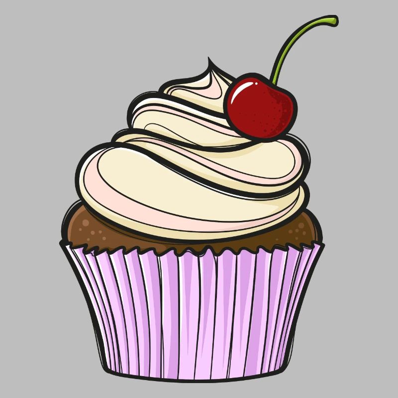 Sweet comic Cupcake