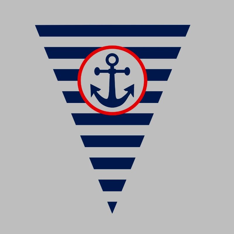 Flag, anchor, maritime