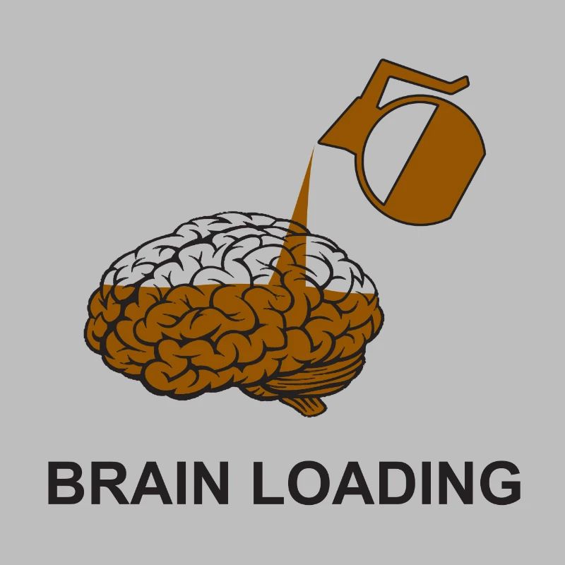 Brain loading by coffee