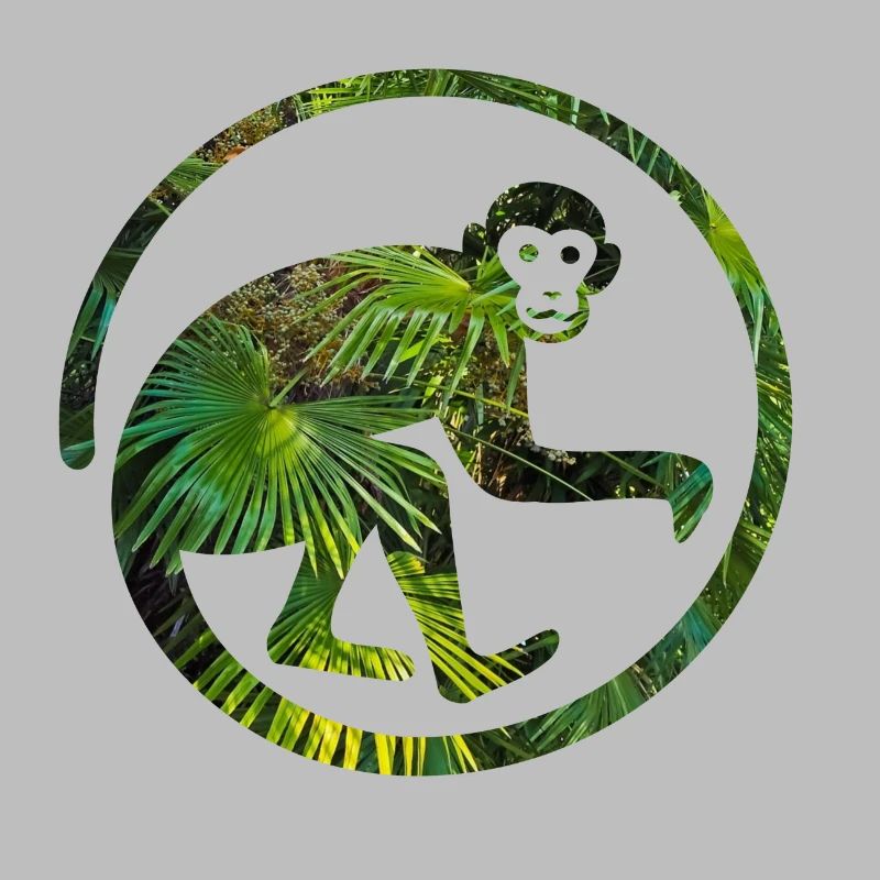 Singe dans le singe de la jungle