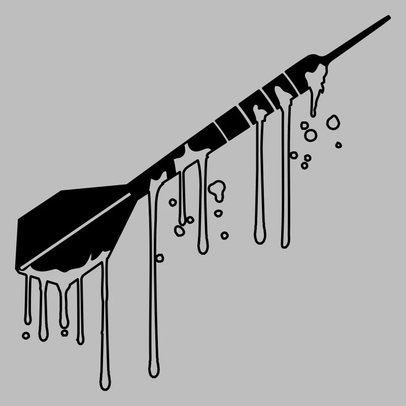 logo wet drops graffiti spray cool play dart