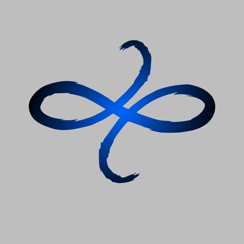 Simboli celtici amicizia blu