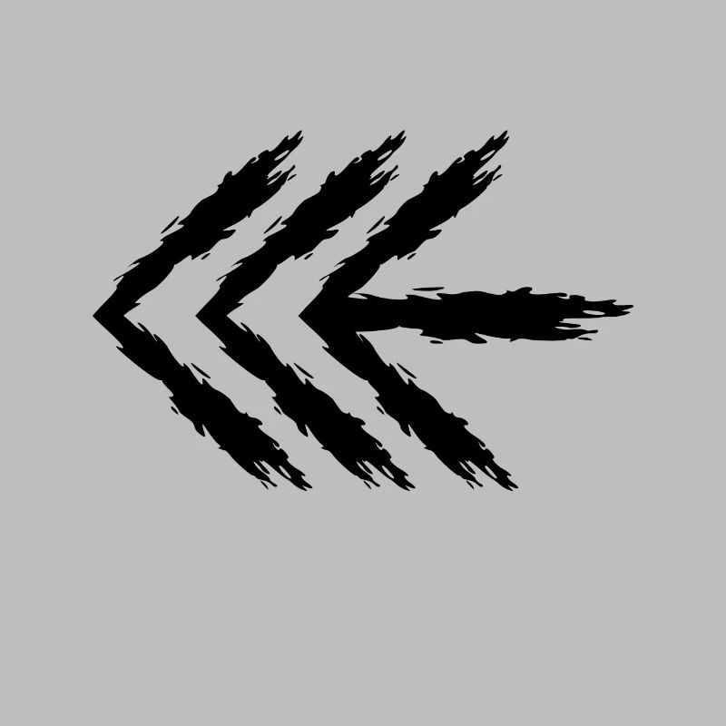 Left arrow black