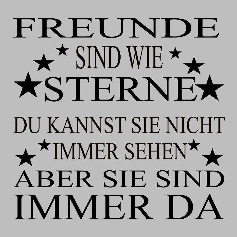 Freunde sind wie Sterne