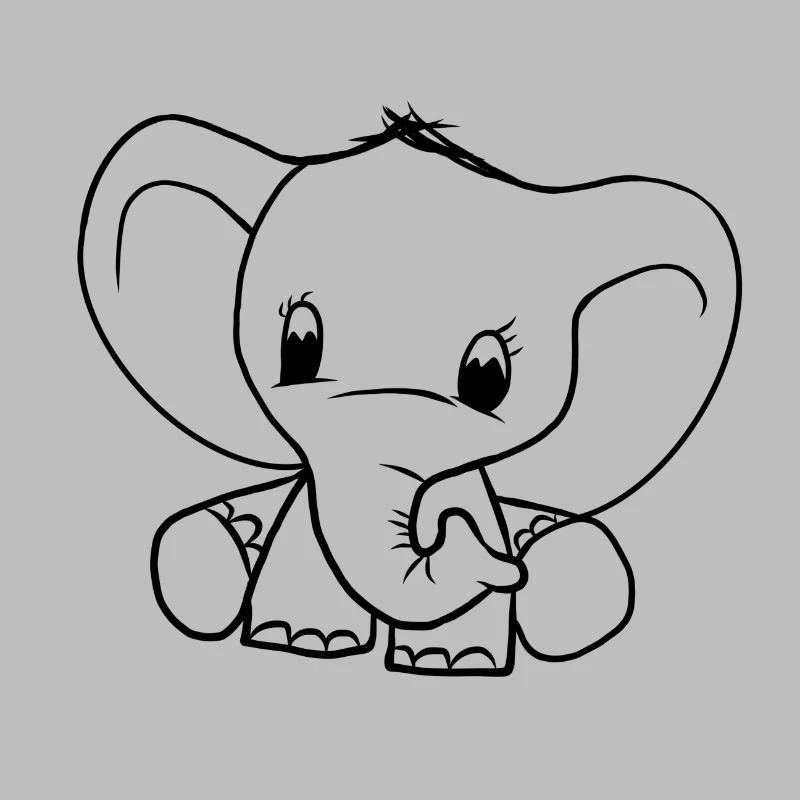 Bébé éléphant bébé éléphant éléphant cadeau doux bébé