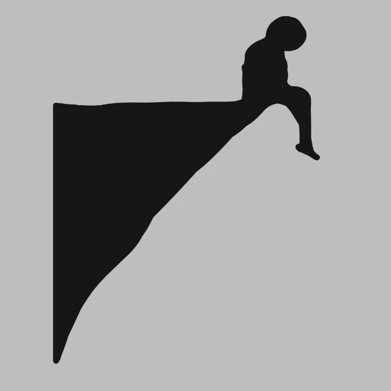 Séparation. Triste chagrin songeur. Seul seul