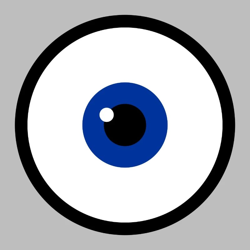 Œil bleu Yeux bleus
