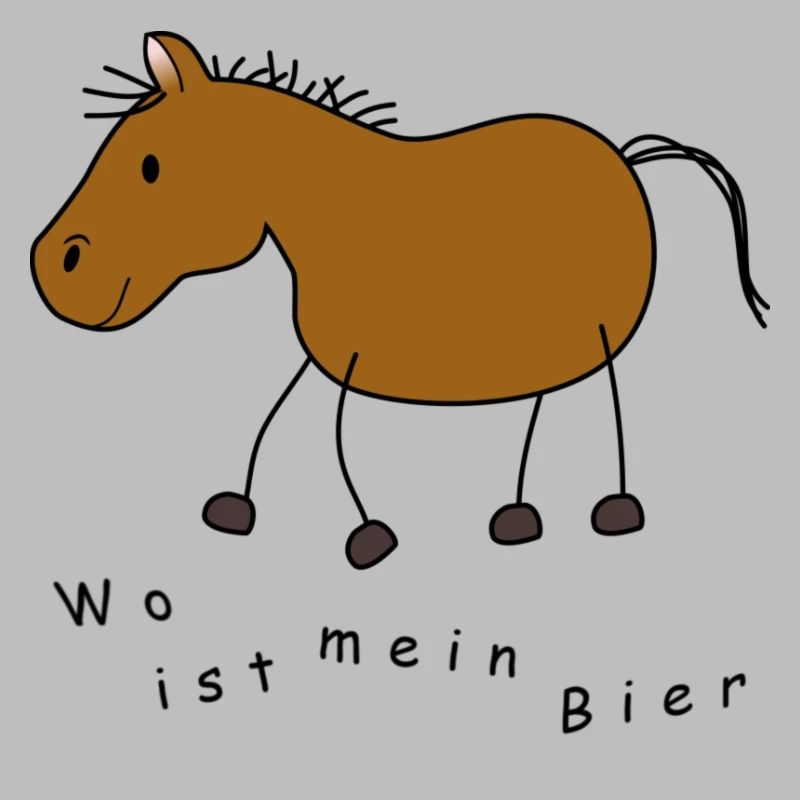 Wo is mein Bier Strichpferd