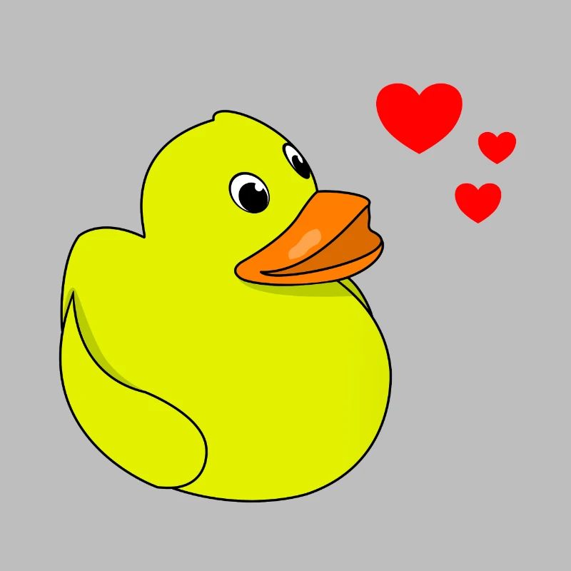 Quietscheente Valentinstag