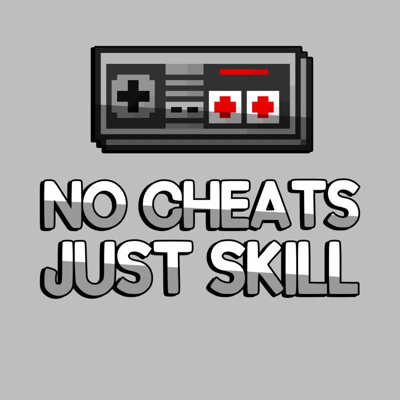 NO CHEATS JUST SKILL + NES Controller - Gaming