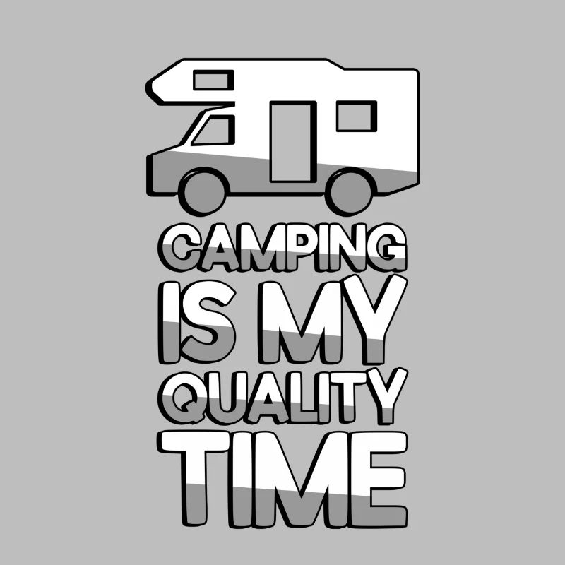 CAMPING EST MON TEMPS DE QUALITÉ + Caravane - Camping