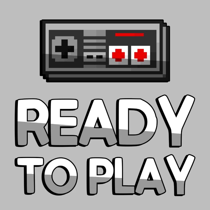 READY TO PLAY + NES Controller - Gaming