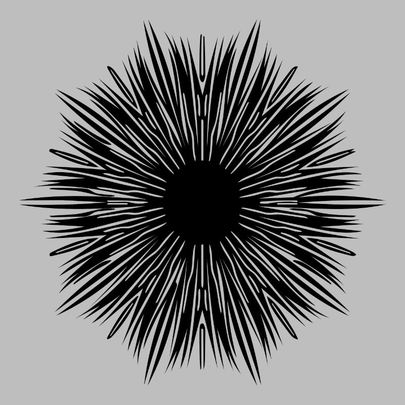 Geometrisches Sternen Kreis Mandala Form