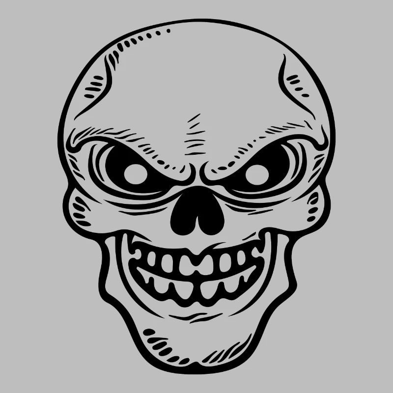 Skull Bones Halloween Skull