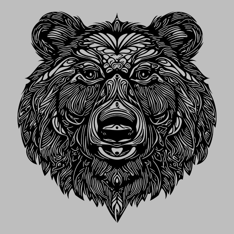 Mignon tête d’ours hirsute