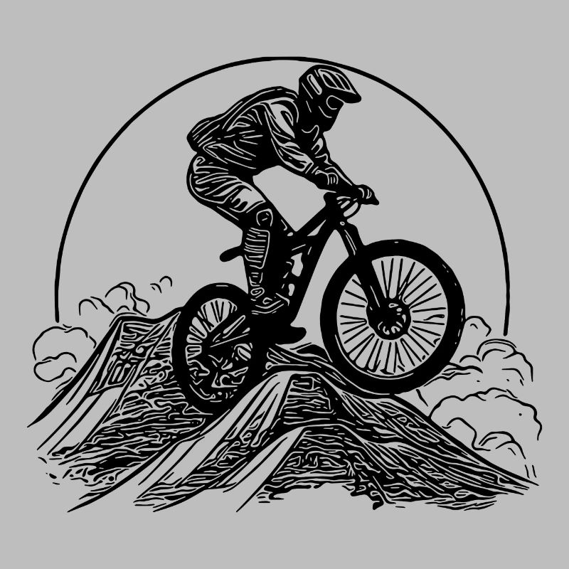 VTT de montagne avec vélo