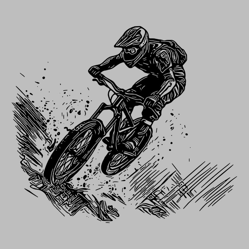 VTT vélo descente saut