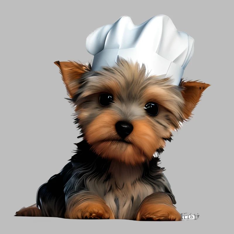 Yorkshire Terrier Ristoratore Cane Cucinare Cucciolo