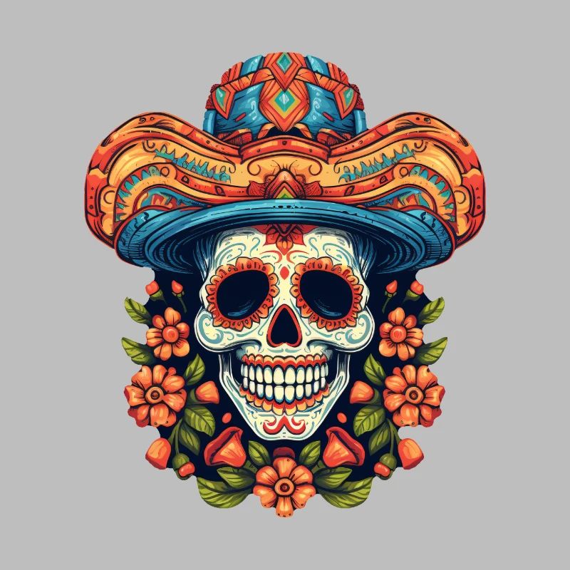 Crâne de Cinco de Mayo