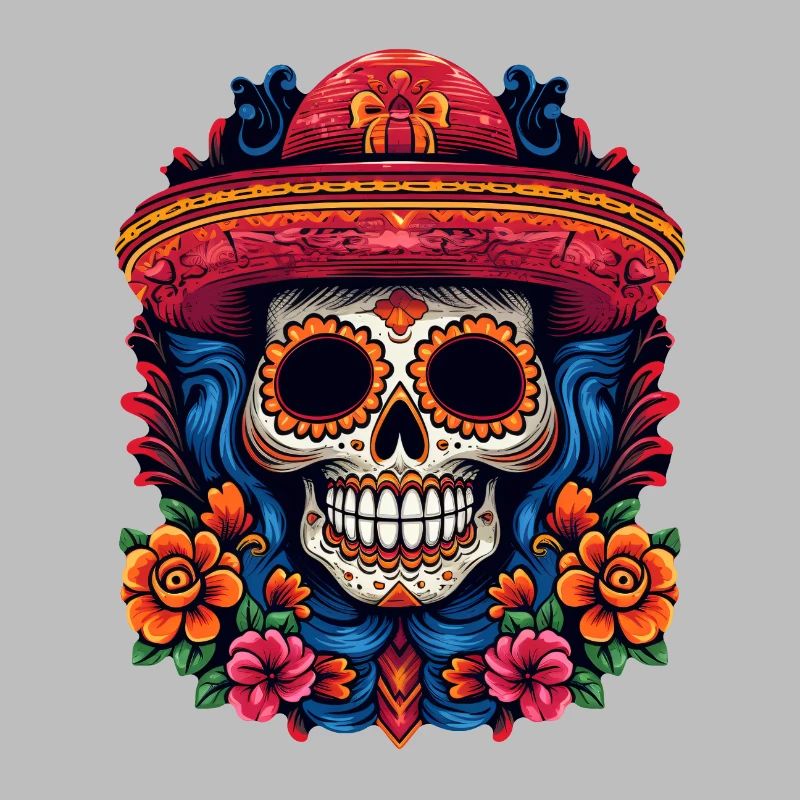 Crâne de Cinco de Mayo