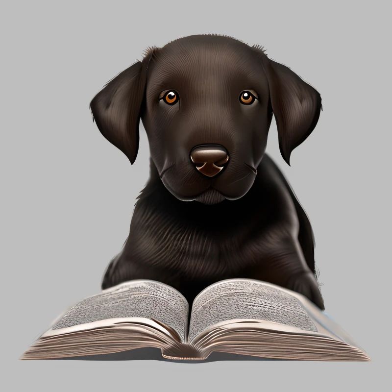 Labradorbesitzer Buch lesen Labrador Retriever