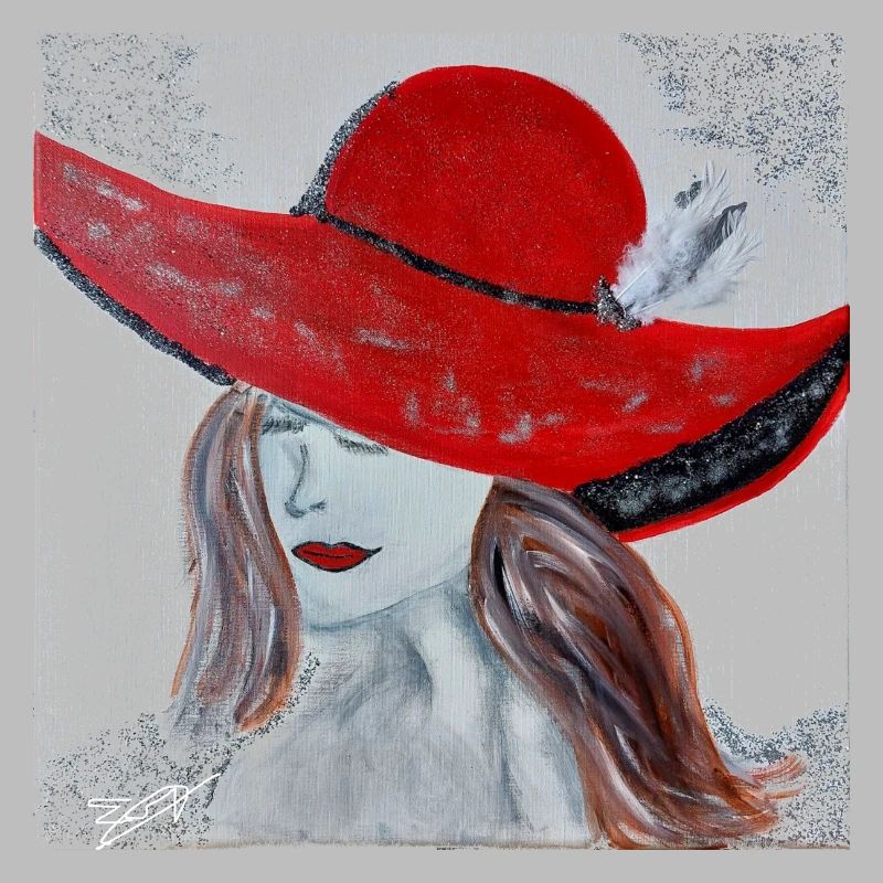 "Glamorous" Acryl Paint by Melanie Eckenbrecht