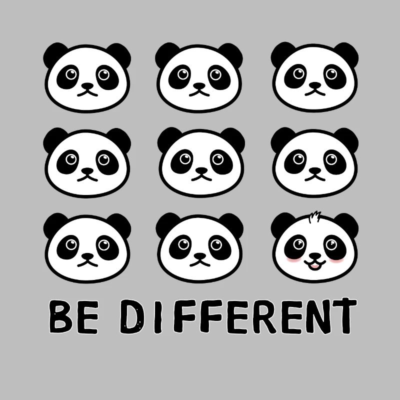 BE DIFFERENT Panda