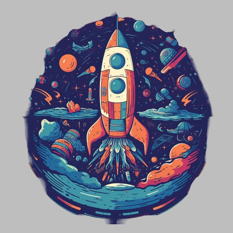 Whimsy Rocket: Galactic Adventure!