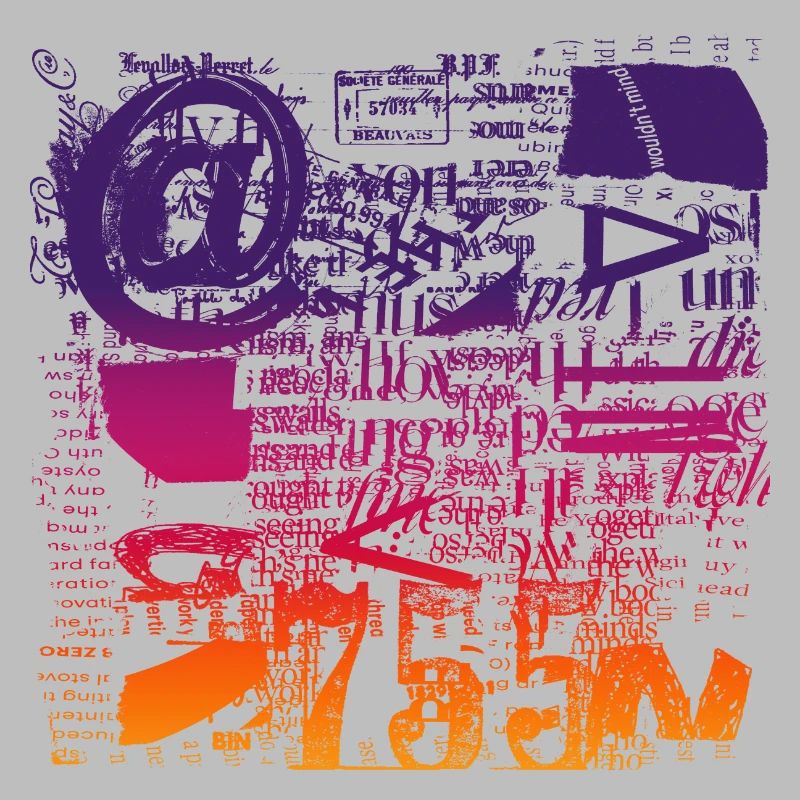 Newspaper Clips Scrapbook Magazines Alphabet Code